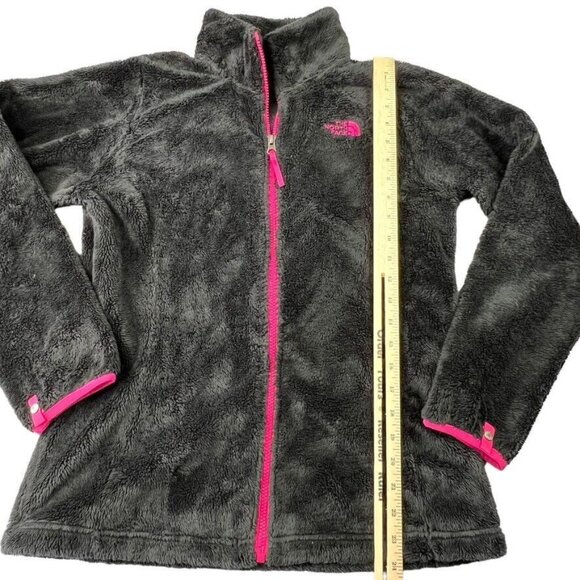 The North Face Girls Osolita Jacket Size XL Black‎ Pink - Fleece Lining Only! - Picture 8 of 10